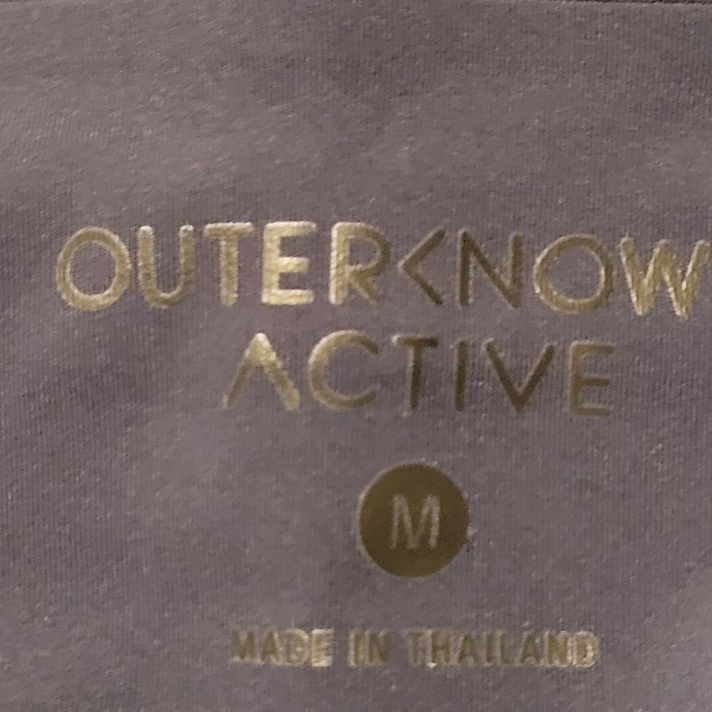Outerknown Active Navy Ankle Length Leggings - M.… - image 5